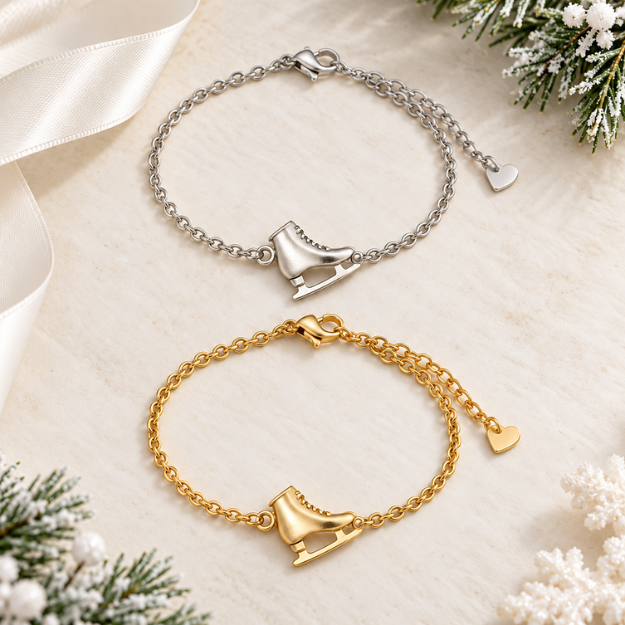 Figure Skating Chain Bracelet