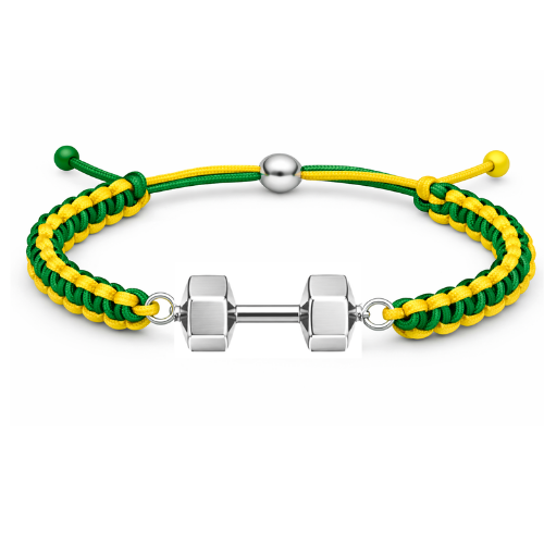 Fitness Adjustable Multi Colored Connector Rope Bracelet