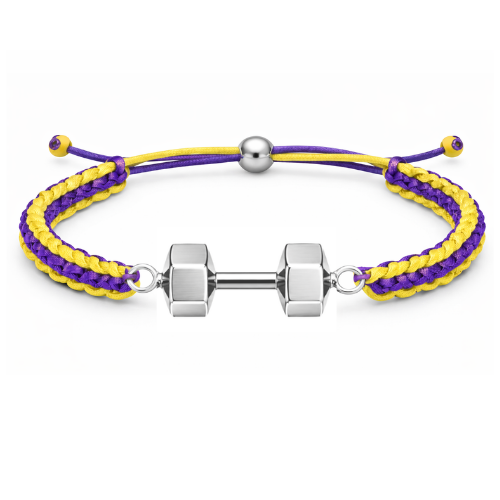 Fitness Adjustable Multi Colored Connector Rope Bracelet