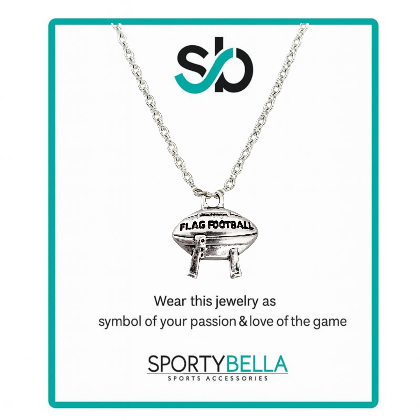 Flag Football Necklace