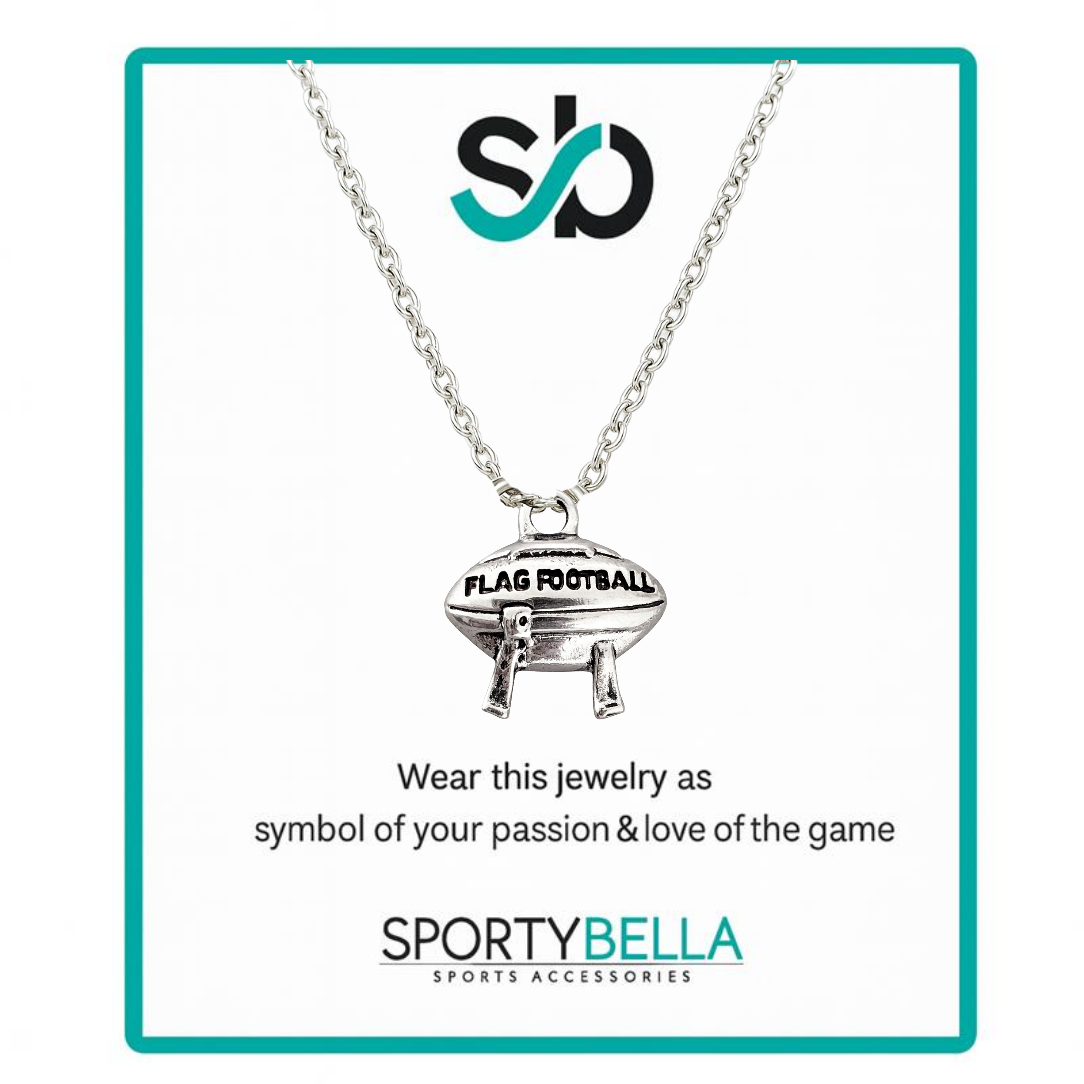 Flag Football Necklace