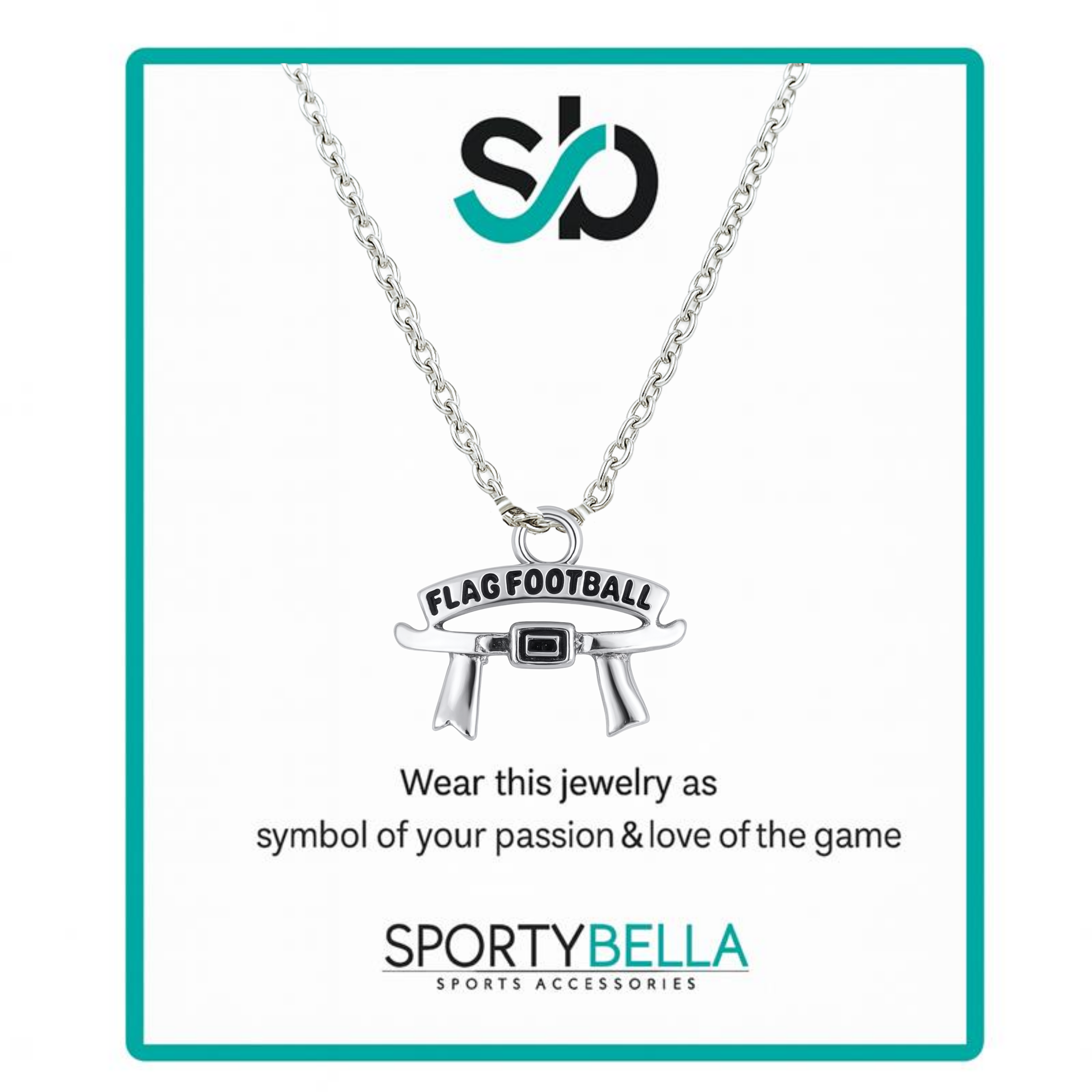 Flag Football Necklace