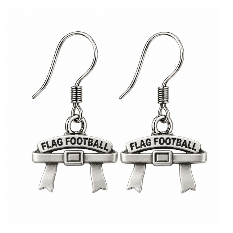 Flag Football Dangle Earrings - Pick Style
