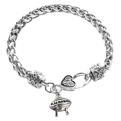 Flag Football Wheat Chain Bracelet