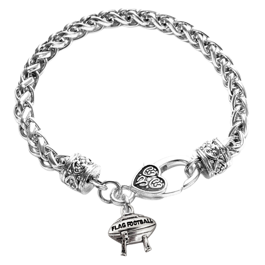 Flag Football Wheat Chain Bracelet