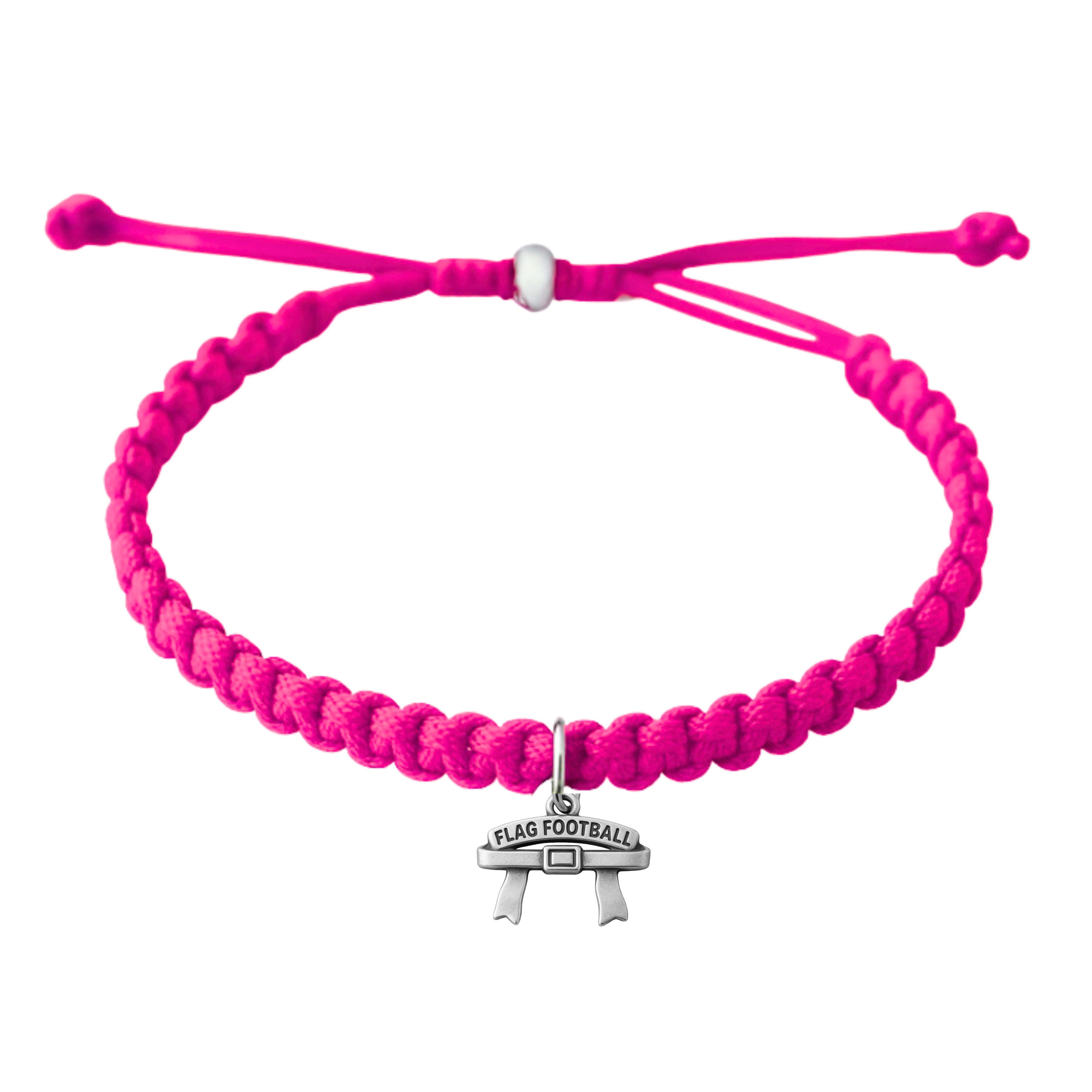 Flag Football Belt Rope Bracelet- Pick Color
