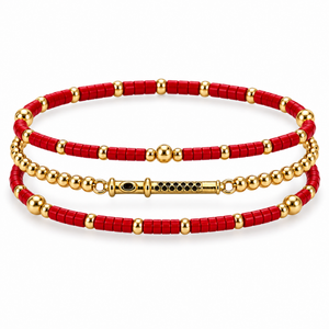 Flute Music Instrument Bracelet Stack