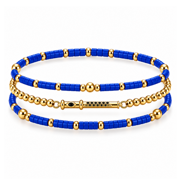 Flute Music Instrument Bracelet Stack