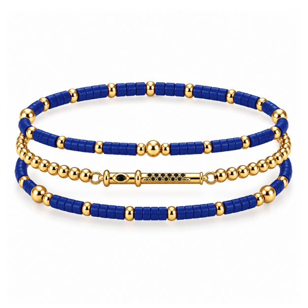 Flute Music Instrument Bracelet Stack