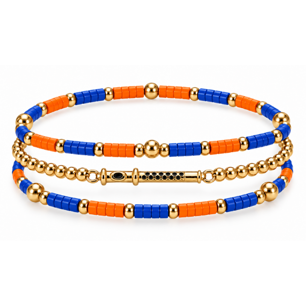 Flute Music Instrument Bracelet Stack