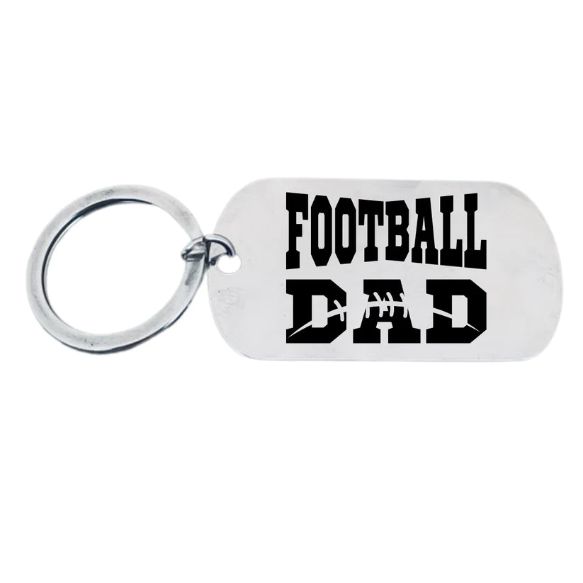 Football Dad Keychain