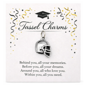 Football Graduation Tassel Charm