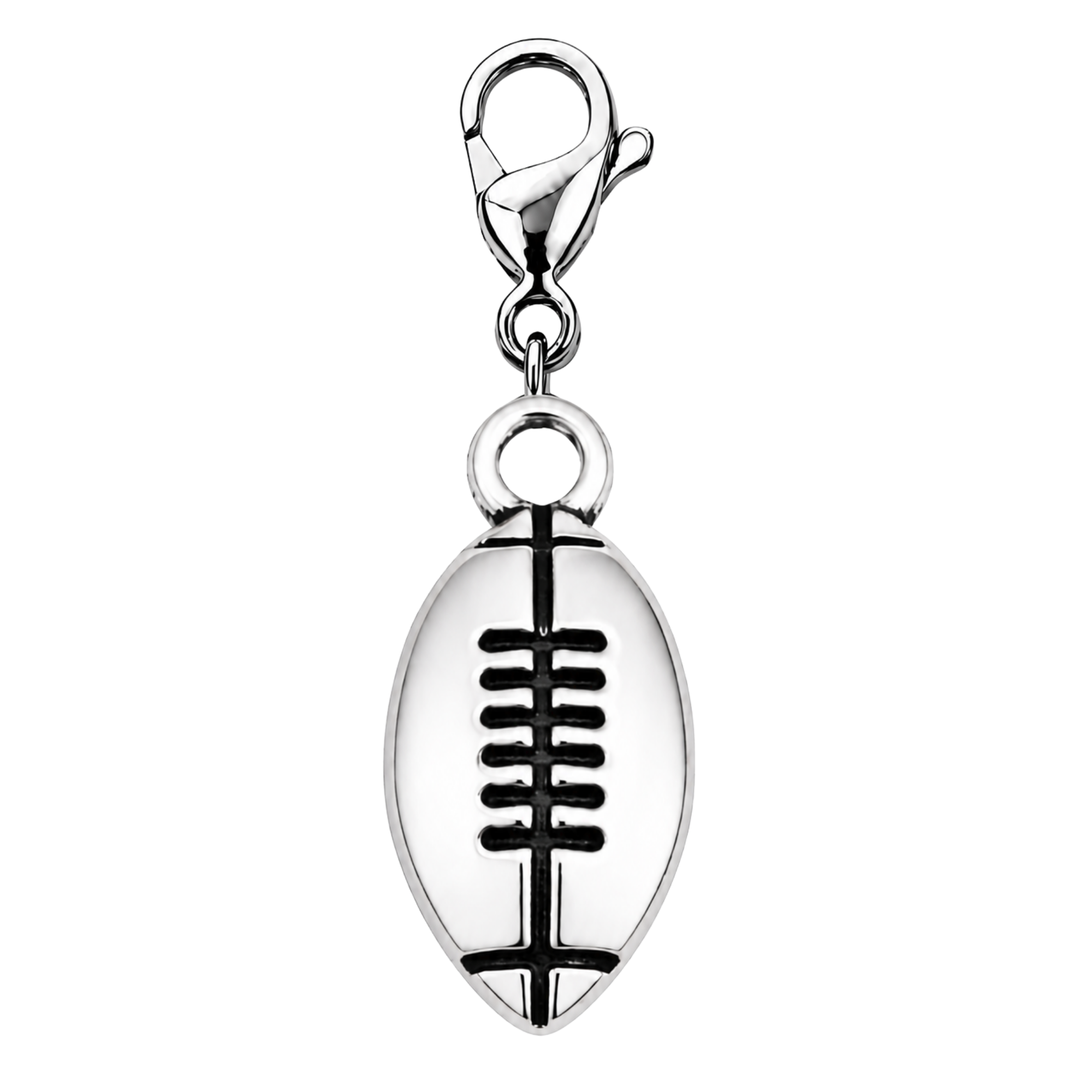 Football Clip On Zipper Pull