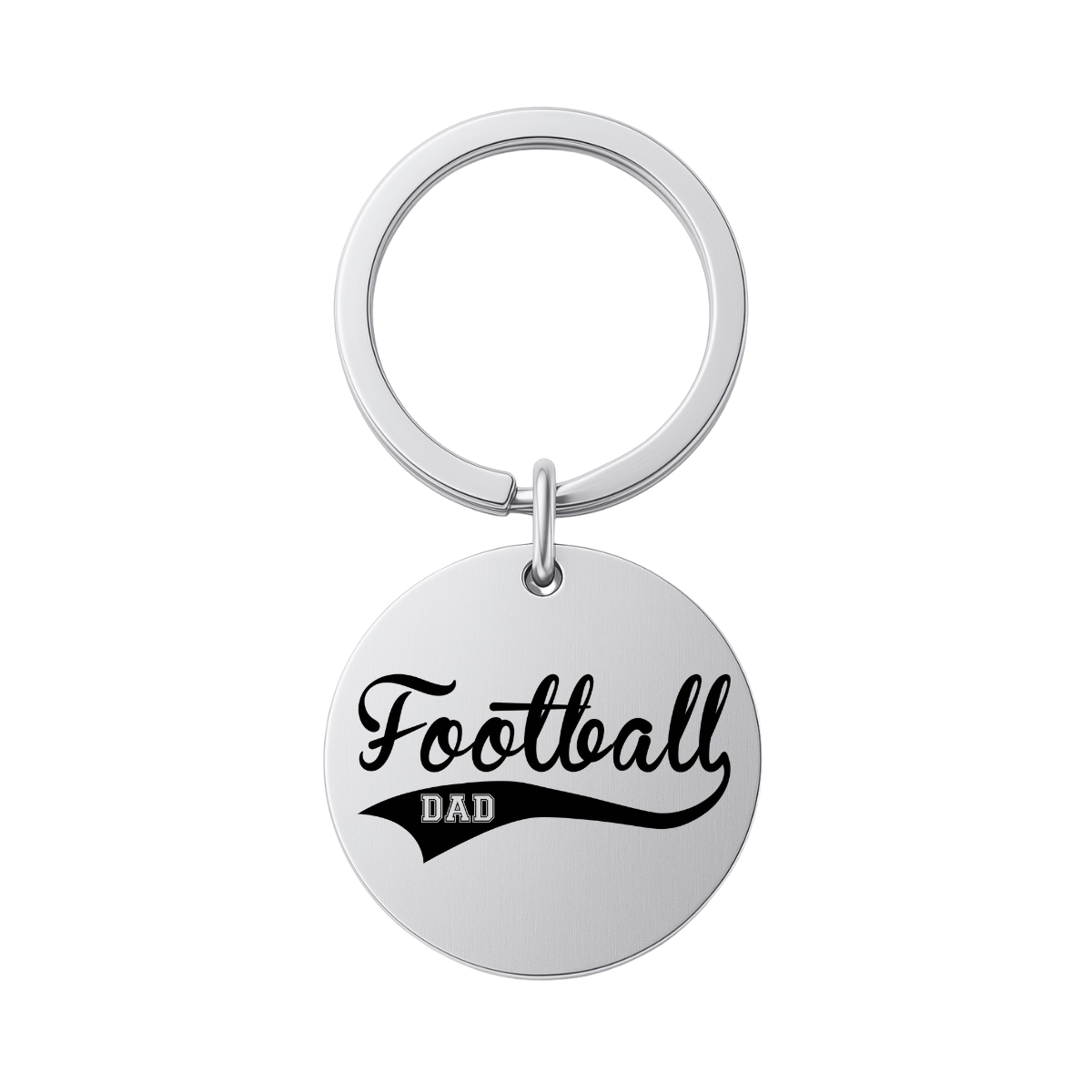 Football Dad Keychain - Different Styles & Shapes