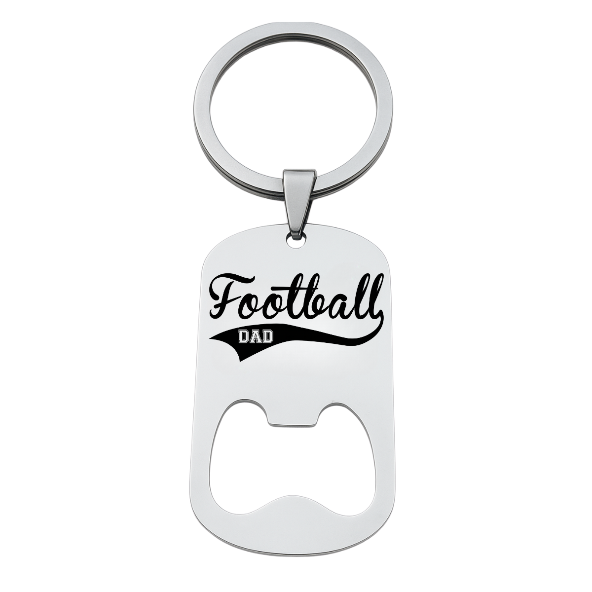 Football Dad Keychain - Different Styles & Shapes