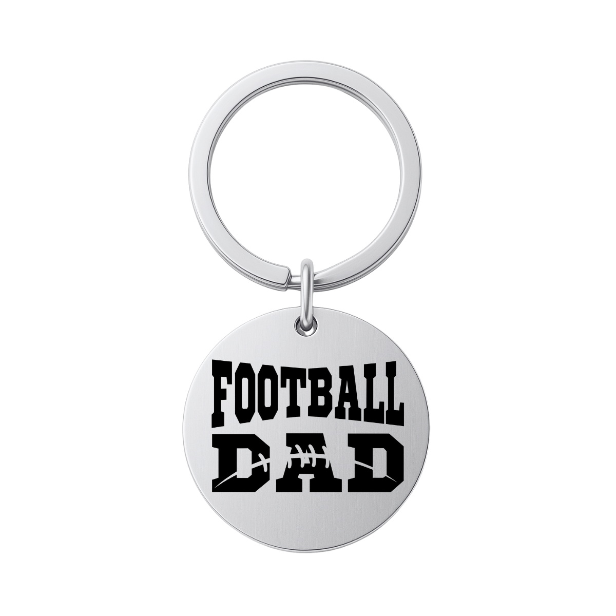 Football Dad Keychain - Different Styles & Shapes