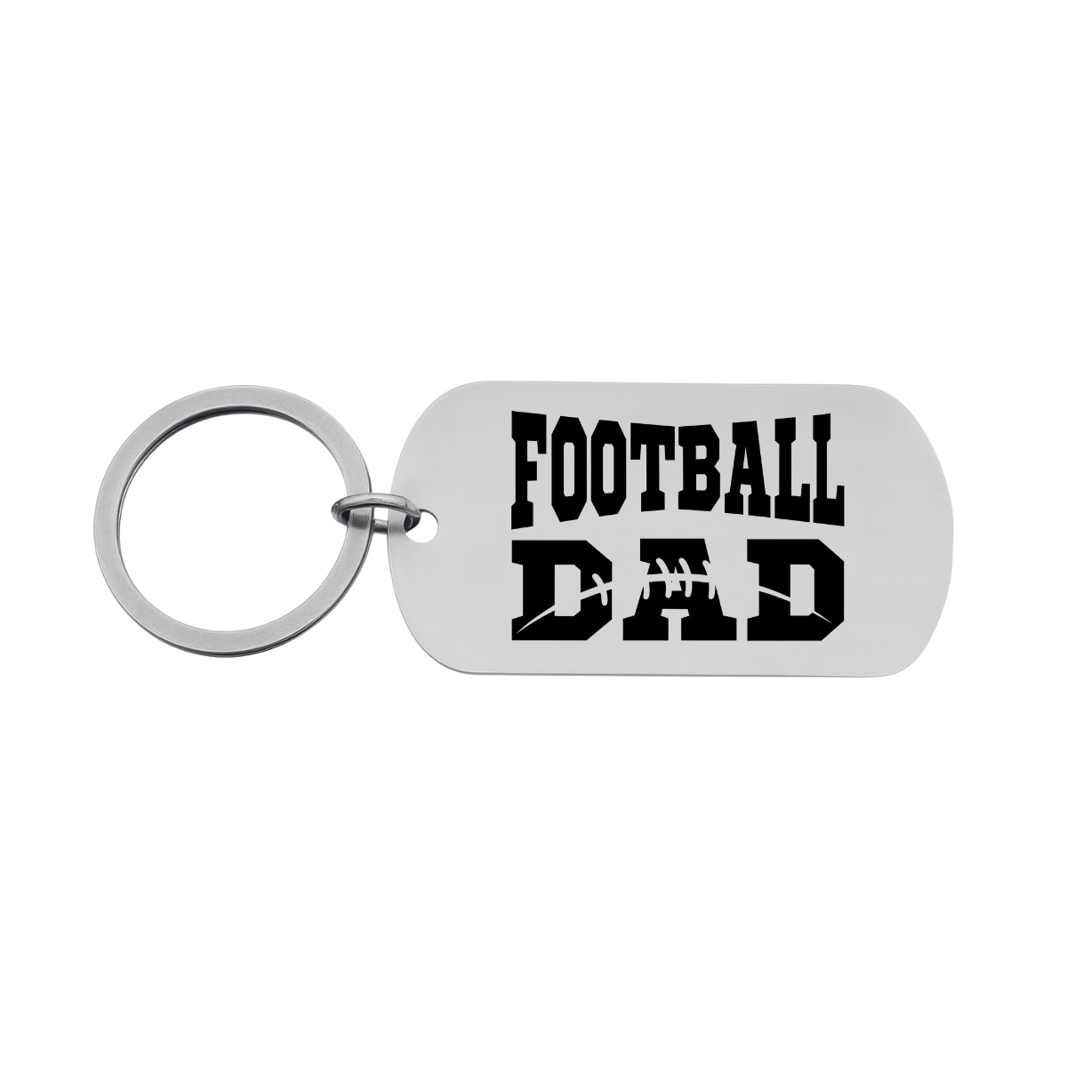 Football Dad Keychain - Different Styles & Shapes