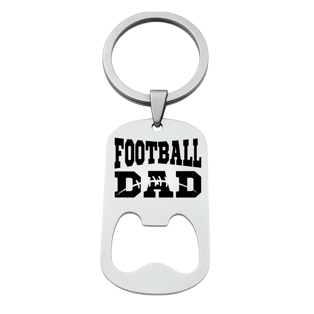 Football Dad Keychain - Different Styles & Shapes