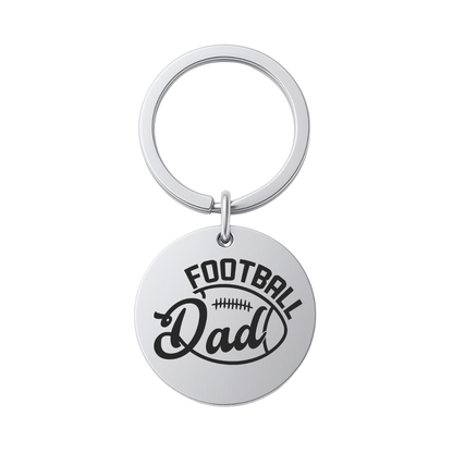 Football Dad Keychain