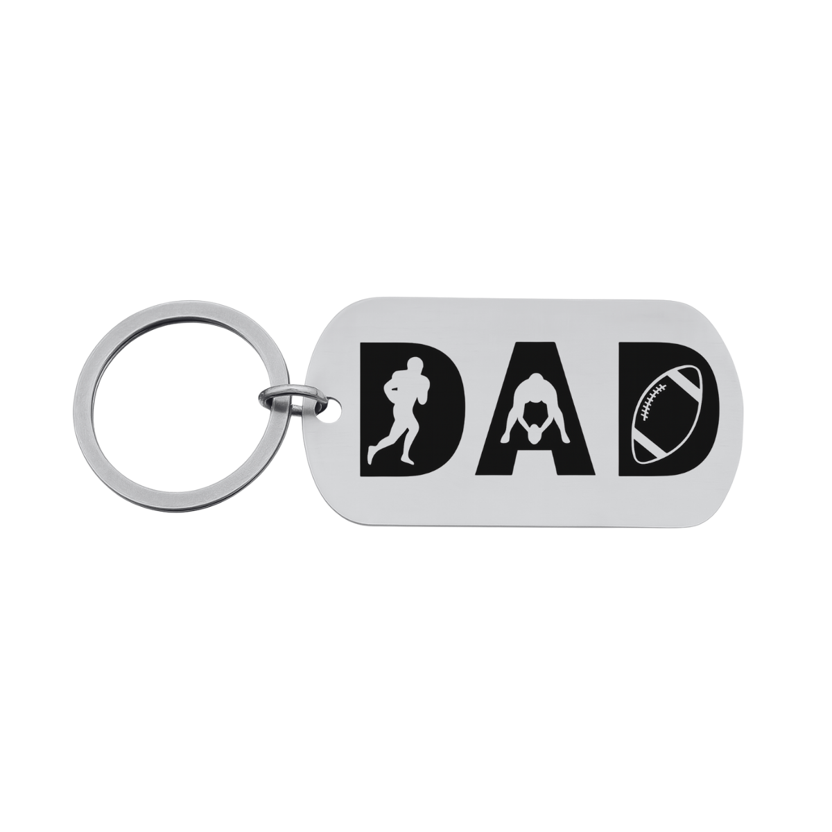 Football Dad Keychain