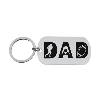 Football Dad Keychain