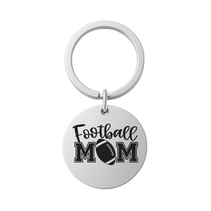Football Mom Keychain