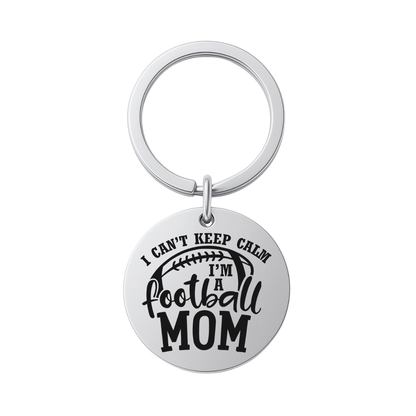 Football Mom Keychain