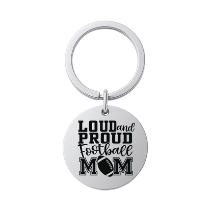 Football Mom Keychain