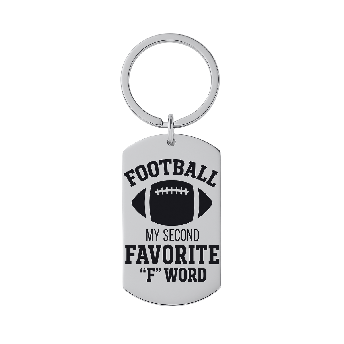 Funny Football Keychain