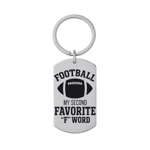 Funny Football Keychain