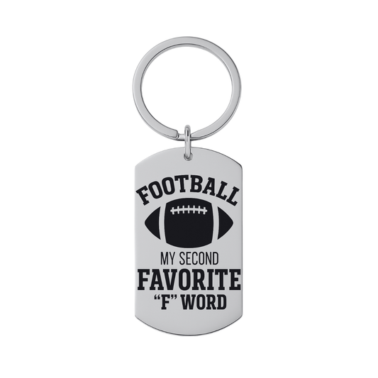 Funny Football Keychain