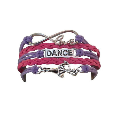 Girls Dance Infinity Bracelet - Choose Colors