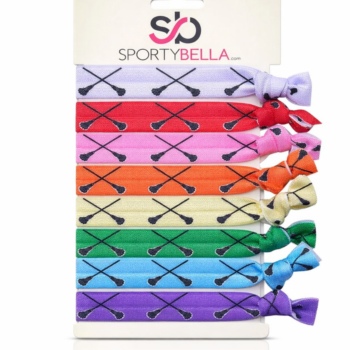 Lacrosse Hair Ties Set- Multi Colored