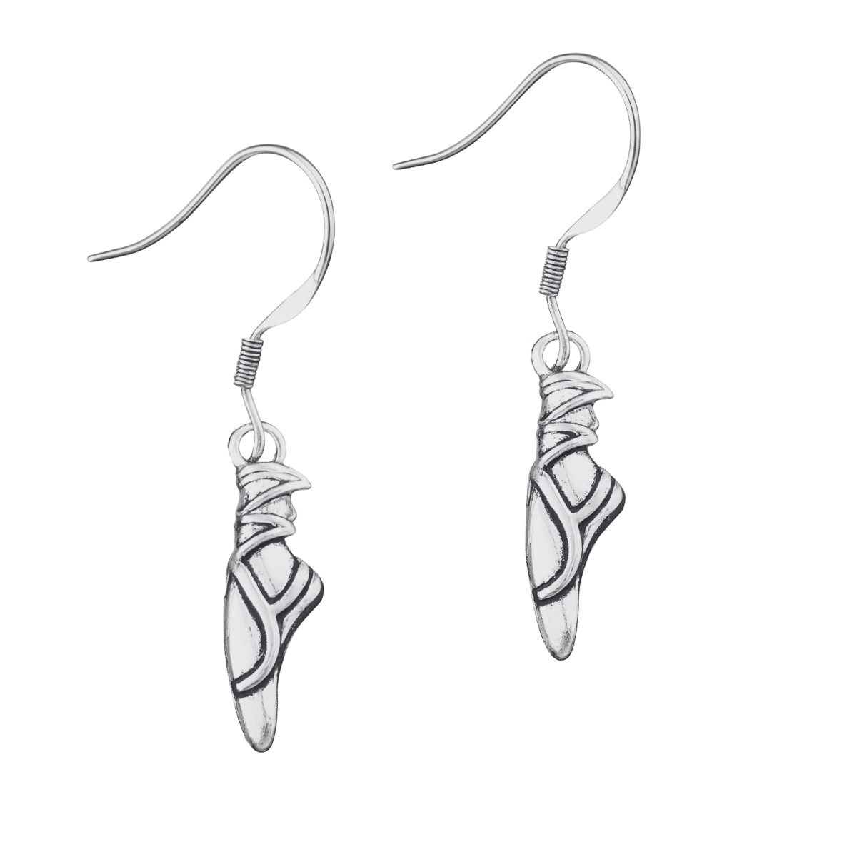 Girls Ballet Pointed Shoe Earrings