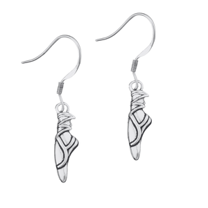 Girls Ballet Pointed Shoe Earrings