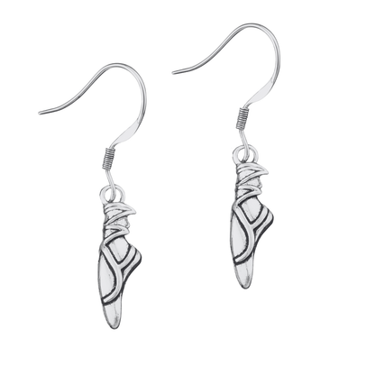 Girls Ballet Pointed Shoe Earrings