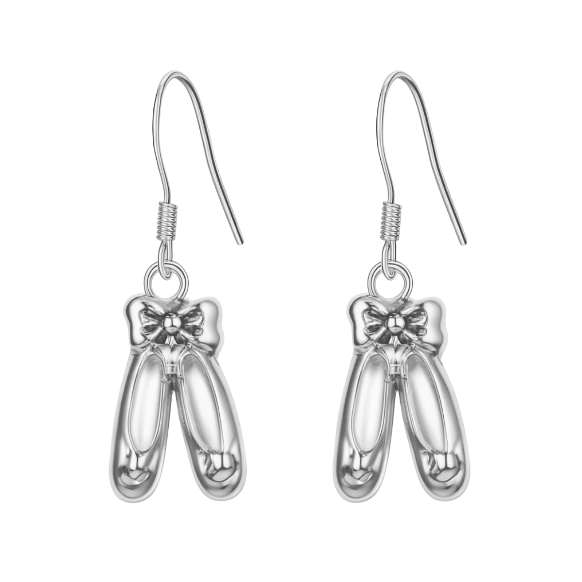 Girls Dance Ballet Shoe Earrings