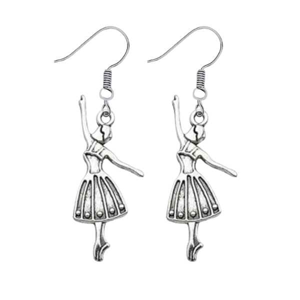 Girls Dance Earrings - Ballet Dancer