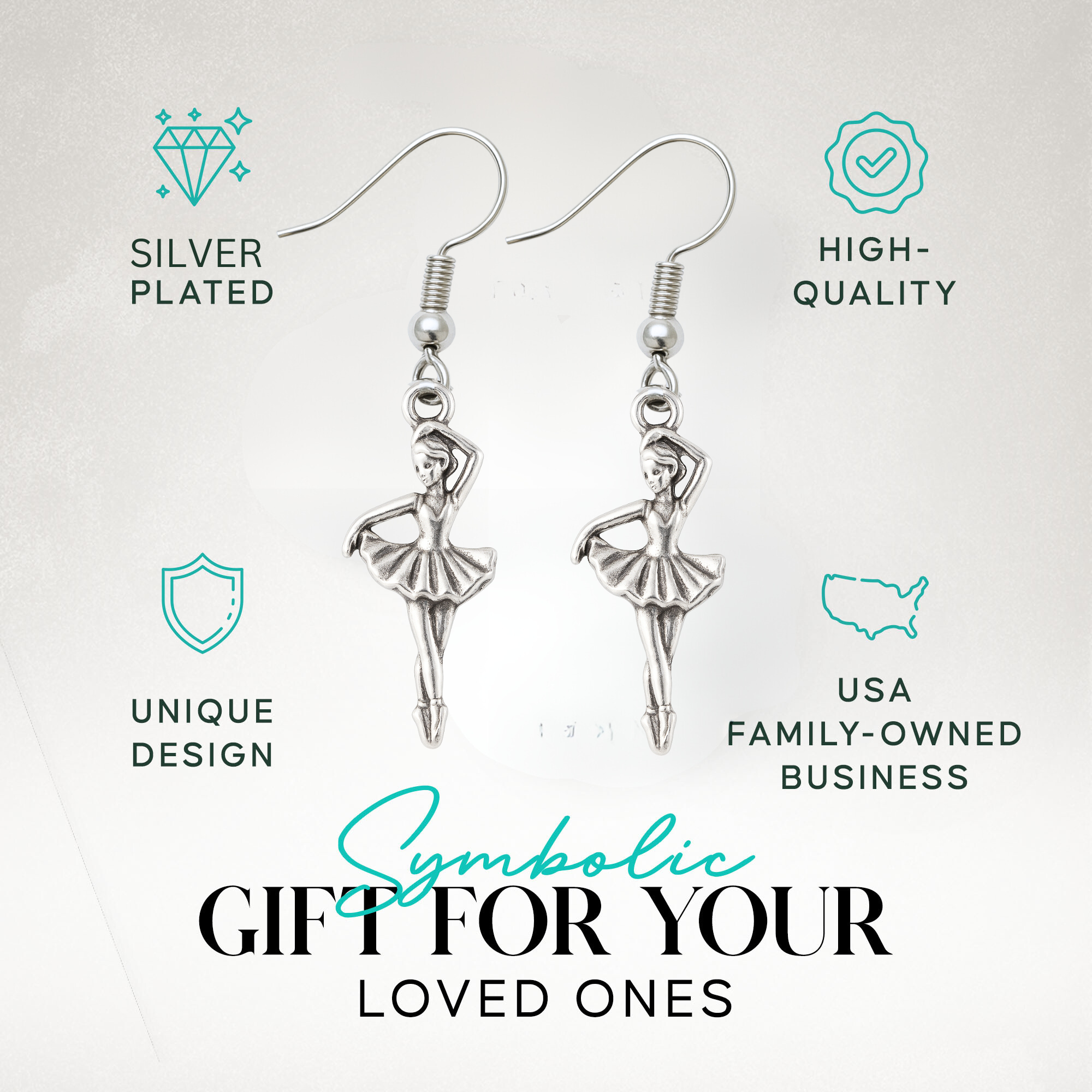 Girls Dance Earrings