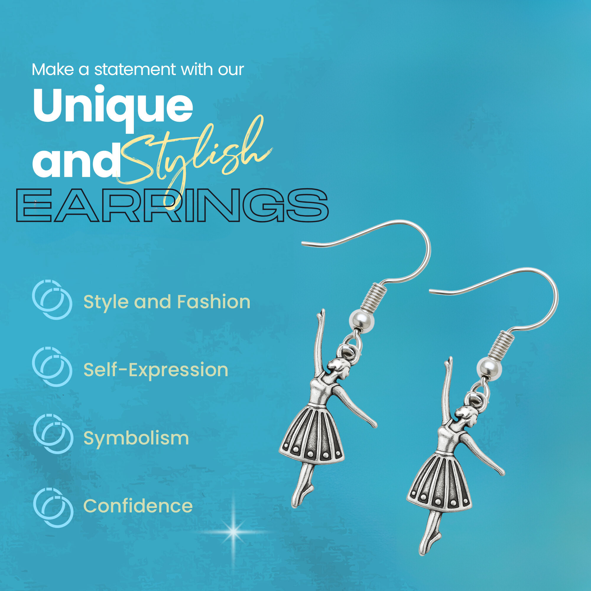 Girls Dance Earrings
