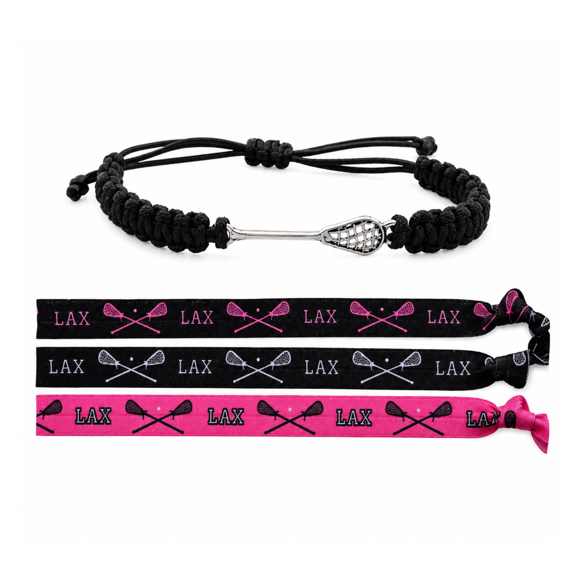 Girls Infinity Lacrosse Gift Set (Bracelet & Headbands)
