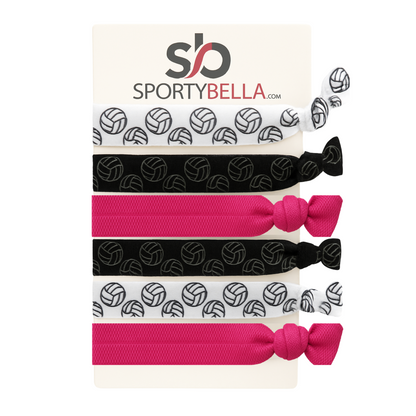 Girls Volleyball Hair Ties -Pick Colors