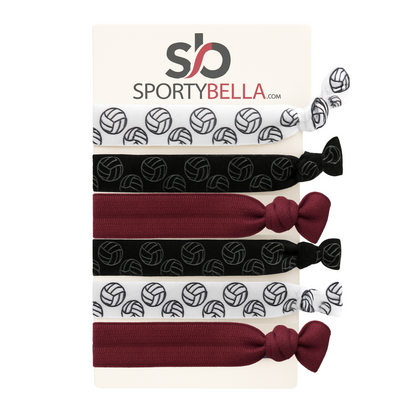 Girls Volleyball Hair Ties -Pick Colors