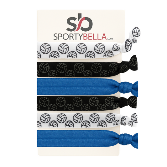 Girls Volleyball Hair Ties -Pick Colors