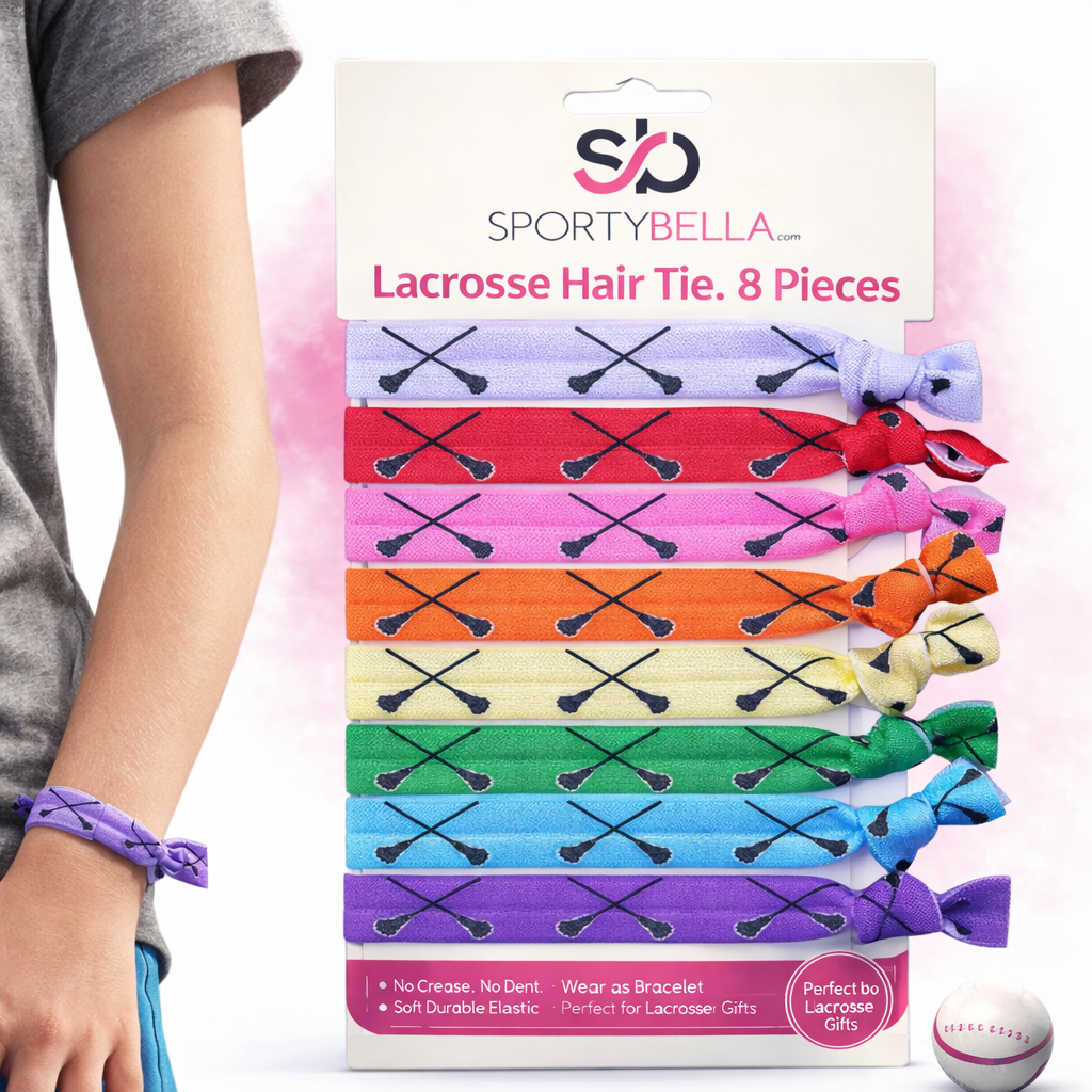 Lacrosse Hair Ties Set- Multi Colored