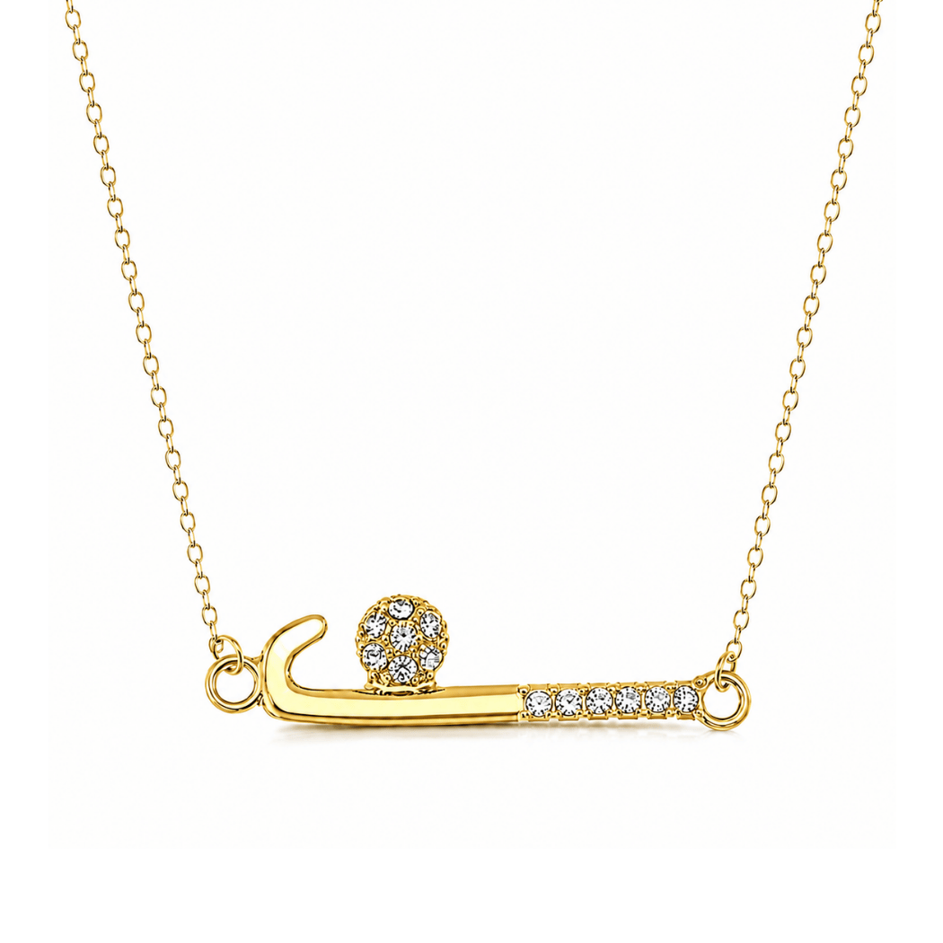 Field Hockey Stick Necklace- Pick Color
