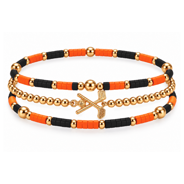 Golf Game Day Bracelet Stack