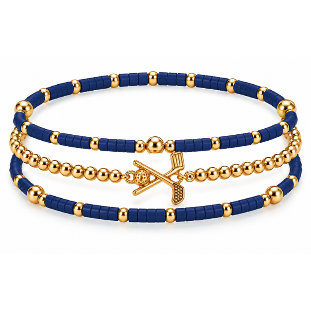 Golf Game Day Bracelet Stack