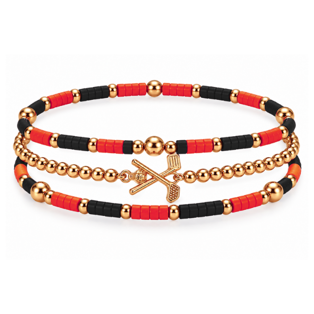 Golf Game Day Bracelet Stack