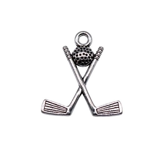 Golf Clubs Charm